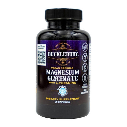 Magnesium Glycinate With L-Theanine 90 Caps by Bucklebury