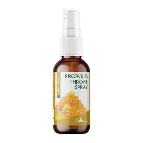 Propolis Throat Spray Alcohol Free 1 Oz by Apihaus