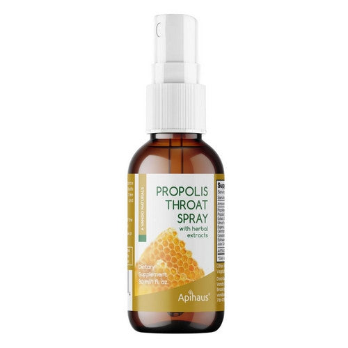 Propolis Throat Spray With Herbal 1 Oz by Apihaus