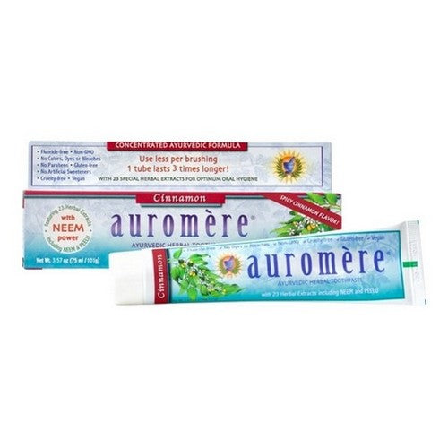 Ayurvedic Herbal Toothpaste Cinnamon 3.57 Oz by Auromere