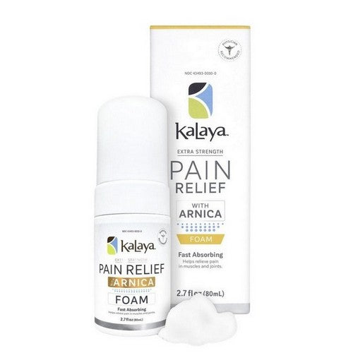 Pain Relief Foam Extra Strength with Arnica 2 Oz by Kalaya