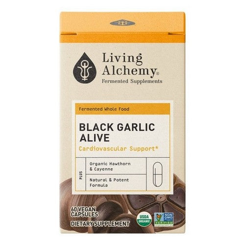 Black Garlic Fermented Cardiovascular Support 60 Vegan Capsules by Living Alchemy