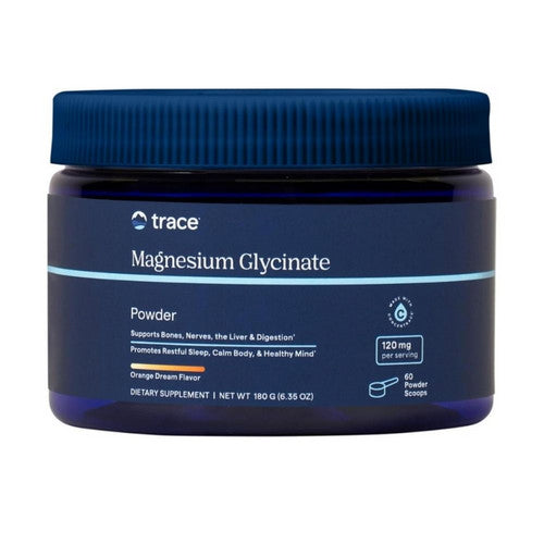 Magnesium Glycinate Orange Dream 180 Grams by Trace Minerals