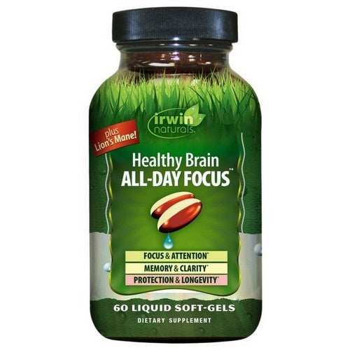 Healthy Brain All Day Focus 60 Softgels by Irwin Naturals