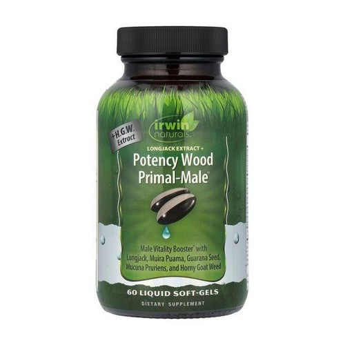 Potency Wood Primal-Male 60 Liquid Softgels by Irwin Naturals