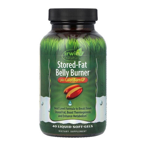 Stored Fat Belly Burner plus Calori Burn GP 40 Liquid Softgels by Irwin Naturals