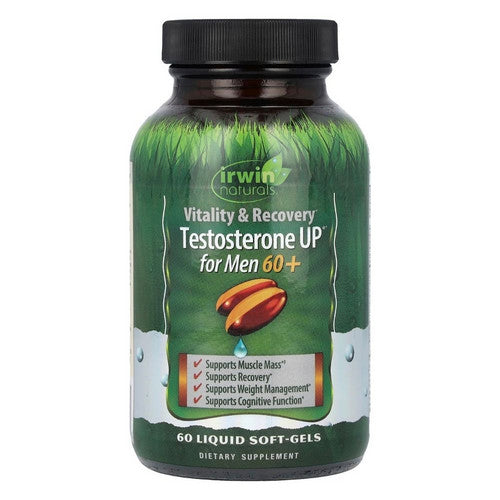 Testosterone Up For Men 60 Plus 60 Liquid Softgels by Irwin Naturals