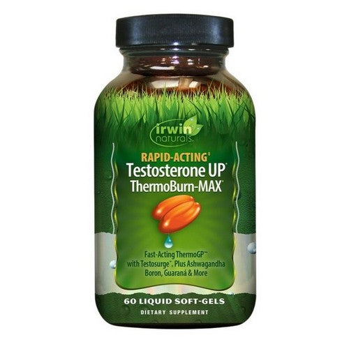 Rapid Acting Testosterone UP Thermo Burn Max 60 Capsules by Irwin Naturals