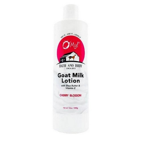 Goat Milk Lotion Cherry Blossom 12 Oz by O MY!