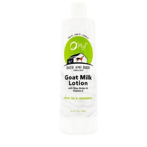 Goat Milk Lotion Green Tea Lemon 12 Oz by O MY!