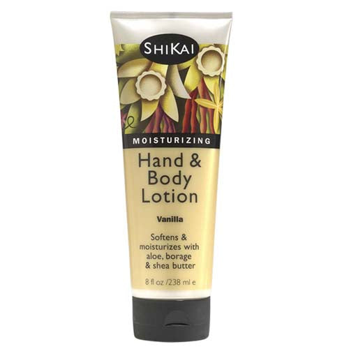 All Natural Hand And Body Lotion Vanilla 8 Oz by Shikai