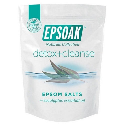 Epsom Salt Detox Cleanse Eucalyptus Essential Oil 2 Lbs (Case Of 6) by Epsoak