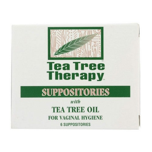 Suppositories With Tea Tree Oil 6 Count by Tea Tree Therapy