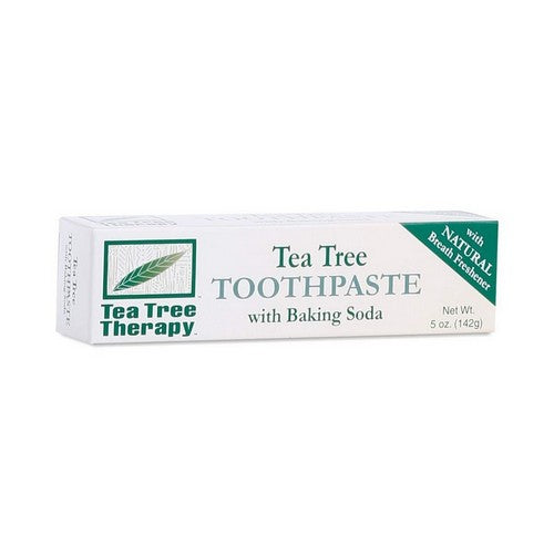 Tea Tree Toothpaste With Baking Soda Fluoride Free 5 Oz by Tea Tree Therapy