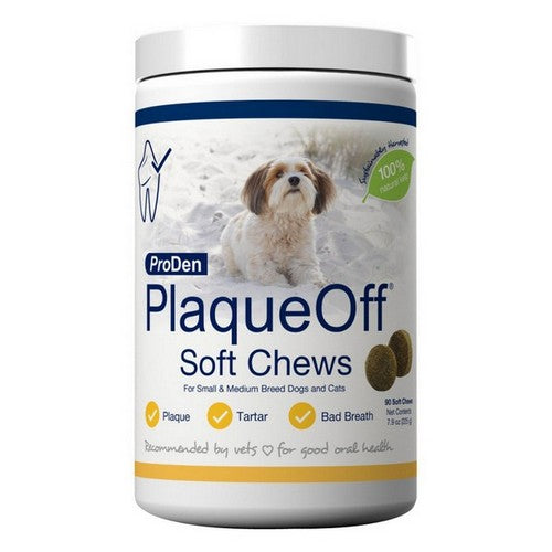 NaturVet Proden PlaqueOff Small & Medium Breed Dog Soft Chews 1 Each / 90 Count by NaturVet