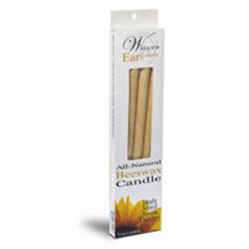 All Natural Beeswax Candle 2 Pack by Wallys Natural Products