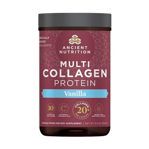 Multi Collagen Protein Vanilla 8.9 Oz by Ancient Nutrition