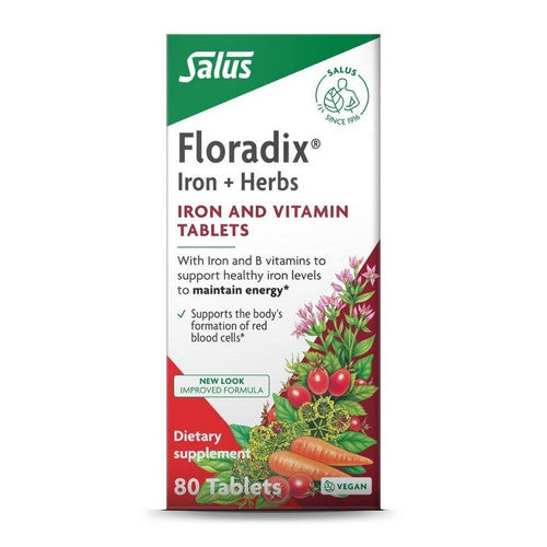 Salus Floradix Iron Plus Herbs 80 Tablets by Salus