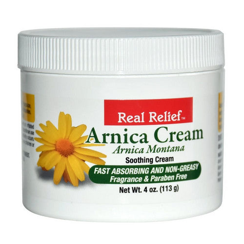 Real Relief Arnica Cream 4 Oz by Homeolab