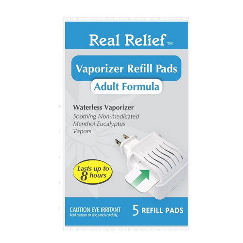 Real Relief Waterless Vaporizer Refills 1 Count by Homeolab