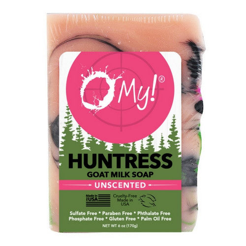Goat Milk Huntress Unscented Soap 6 Oz by O MY!