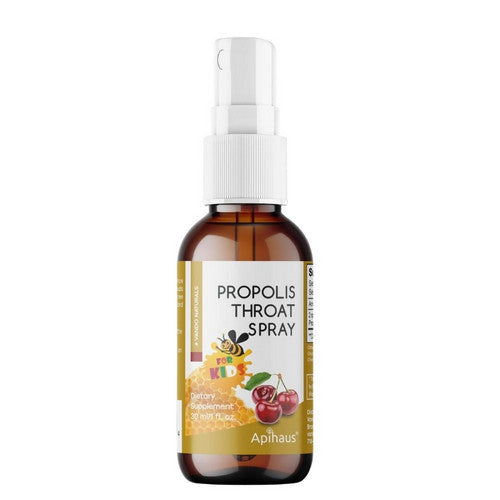 Propolis Throat Spray For Kids 1 Oz by Apihaus