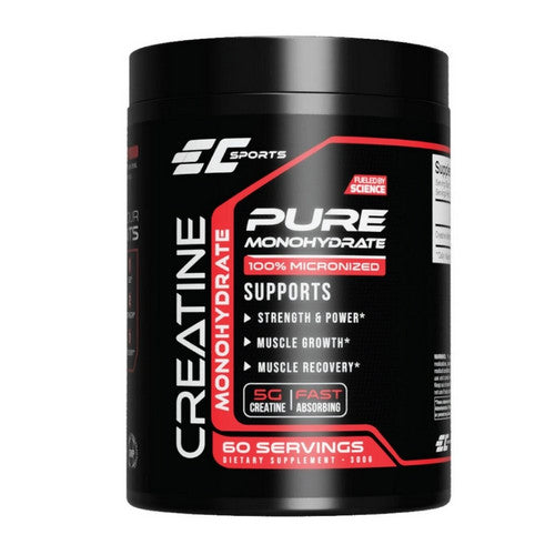 Creatine Micronized Powder 300 Grams by EC Sports