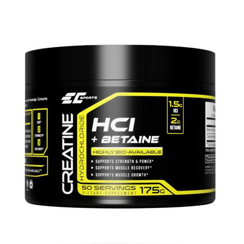 Creatine HCL Plus Betaine Powder 175 Grams by EC Sports