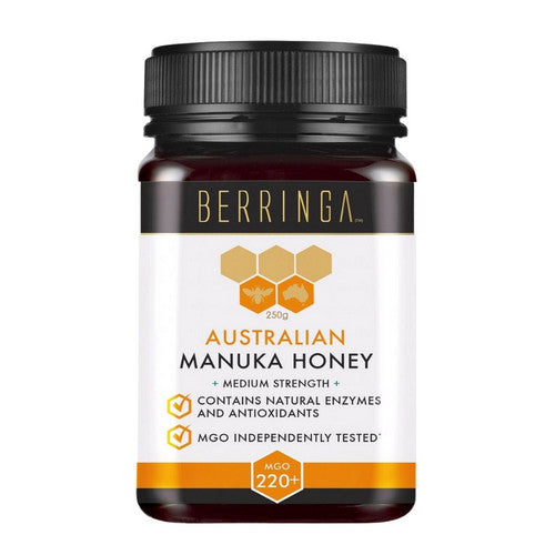 Australian Manuka Honey MGO 220 250 Grams by Berringa