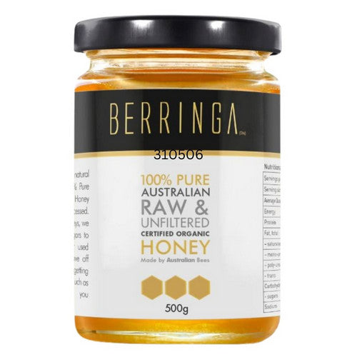 100% Pure Raw And Unfiltered Eucalyptus Honey 500 Grams by Berringa