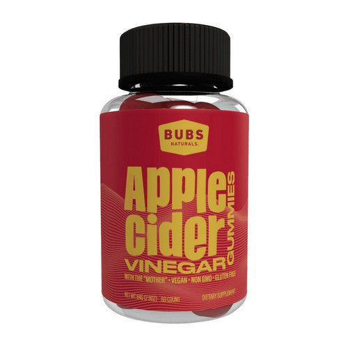 Apple Cider Vinegar Gummies 60 Count by Bubs Naturals