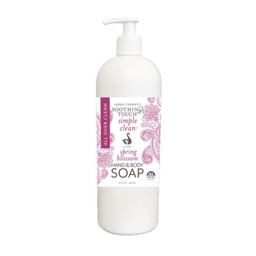 Hand And Body Soap Spring Blossom 32 Oz by Soothing Touch