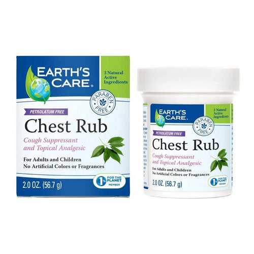 Earth's Care Chest Rub 2 Oz by Earth's Care