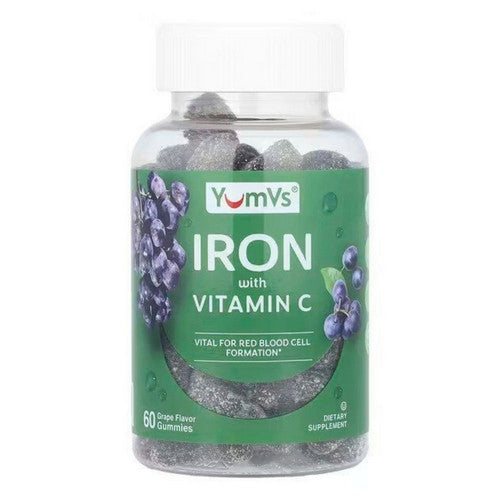 Iron With Vitamin C Gummies 60 Gummies by Yum-V's