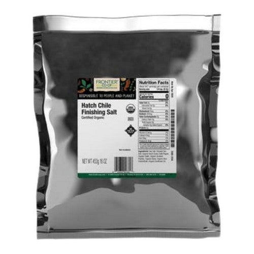 Organic Hatch Chile Finishing Salt 1 Lb by Frontier Coop