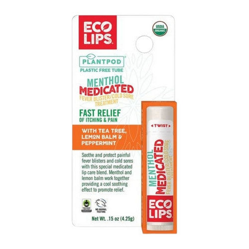 Plant Pod Medicated Lip Balm Blister .15 Oz by Eco Lips