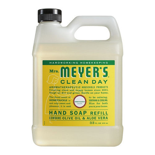 Honeysuckle Hand Soap Refill 33 Oz by Mrs. Meyers Clean Day