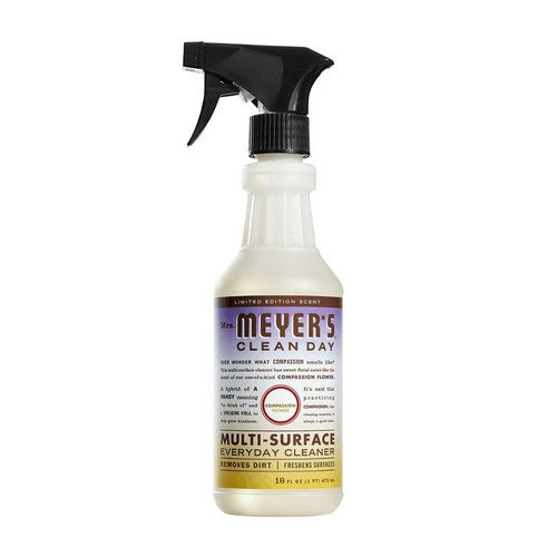 Compassion Flower Multi-Surface Cleaner Spray 16 Oz by Mrs. Meyers Clean Day