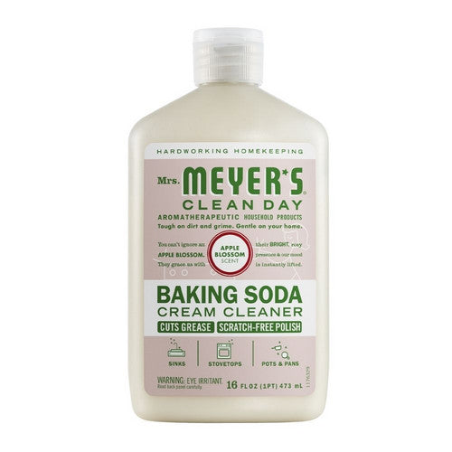 Apple Blossom Baking Soda Cream Cleaner 16 Oz by Mrs. Meyers Clean Day