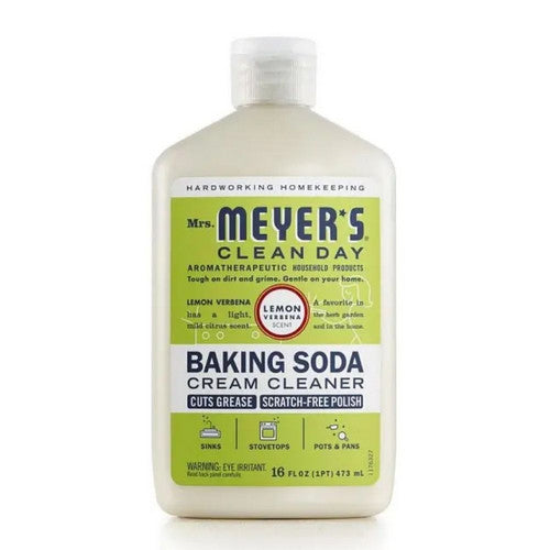 Lemon Verbena Baking Soda Cream Cleaner 16 Oz by Mrs. Meyers Clean Day