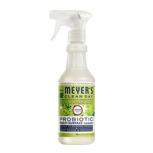 Probiotic Lemon Verbena Multi-Surface Cleaner Spray 16 Oz by Mrs. Meyers Clean Day
