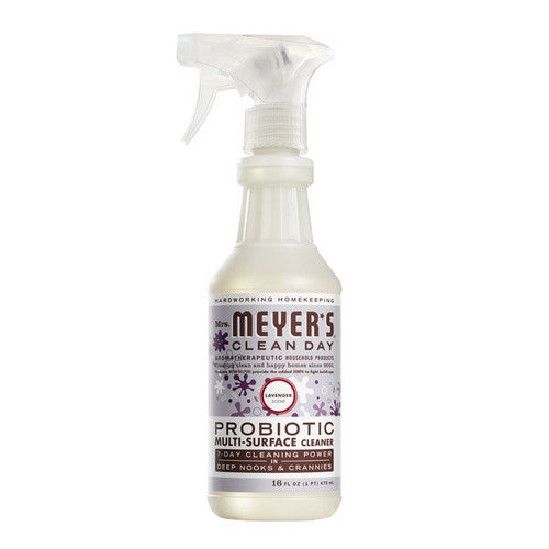 Probiotic Multi Surface Cleaner Spray Lavender Scent 16 Oz by Mrs. Meyers Clean Day