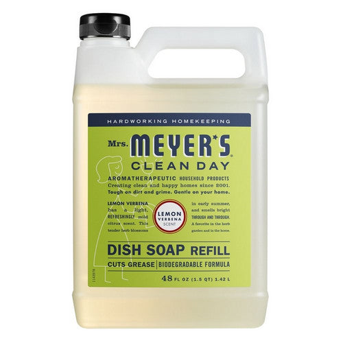 Lemon Verbena Dish Soap Refill 48 Oz by Mrs. Meyers Clean Day
