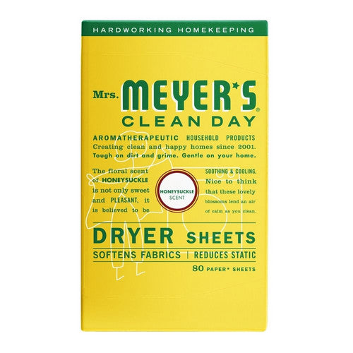 Day Honeysuckle Laundry Dryer Sheets 80 Count by Mrs. Meyers Clean Day