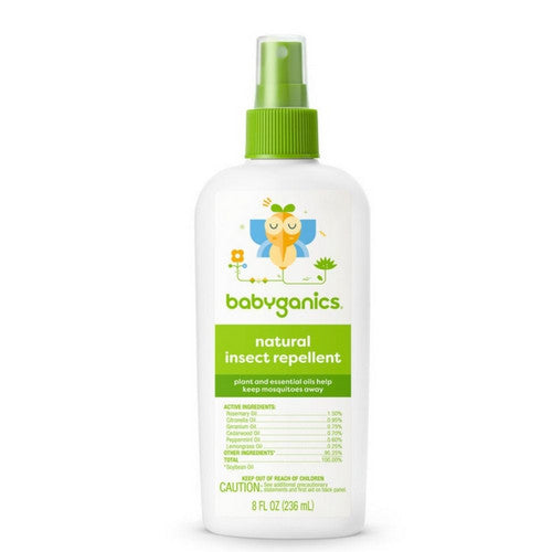 Fragrance-Free Baby Natural Insect Repellent Spray 8 Oz by Babyganics