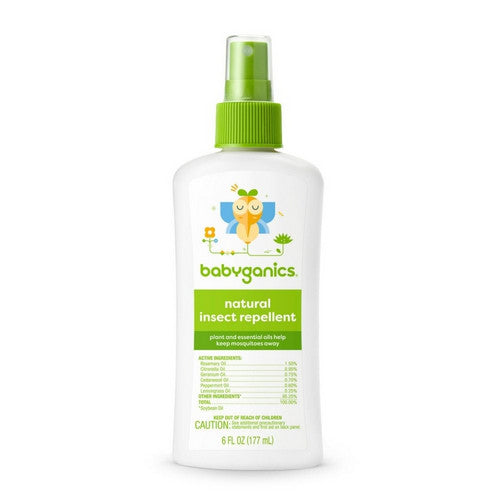 Fragrance-Free Baby Natural Insect Repellent Spray 6 Oz by Babyganics