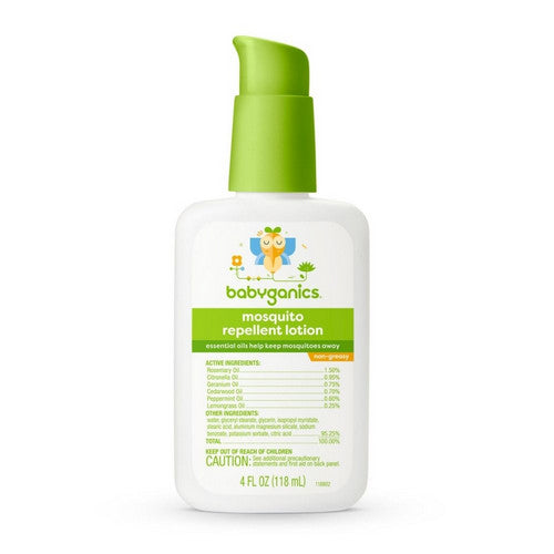 Fragrance-Free Baby Mosquito Repellent Lotion 4 Oz by Babyganics