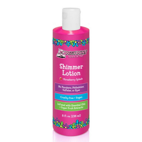 Strawberry Splash Shimmer Lotion 8 Oz by Piggy Paint