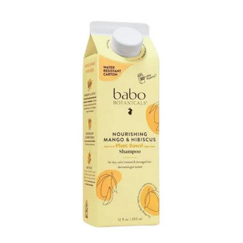 Mango & Hibiscus Nourishing Shampoo 12 Oz by Babo Botanicals