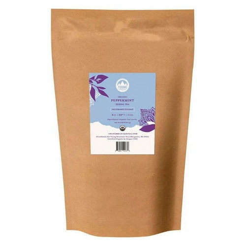 Organic Peppermint Tea 100 Count by Young Mountain Tea